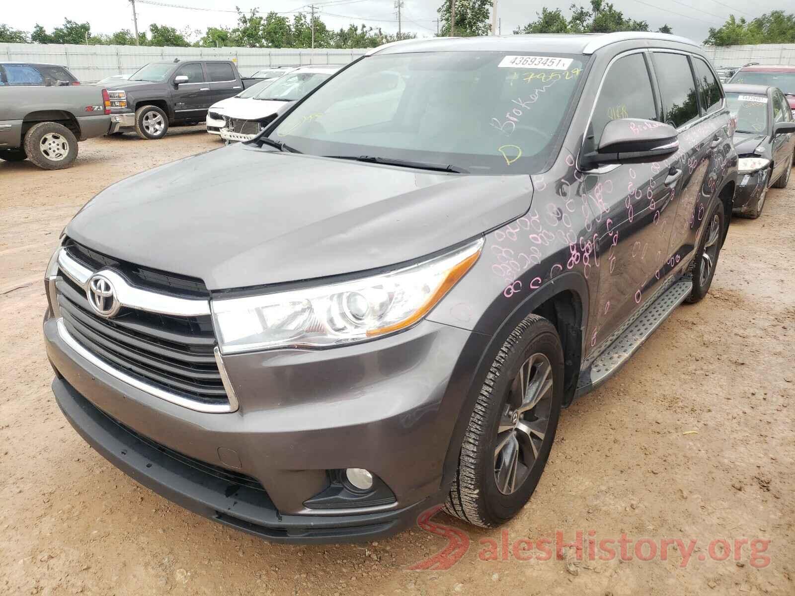 5TDKKRFH1GS178527 2016 TOYOTA HIGHLANDER