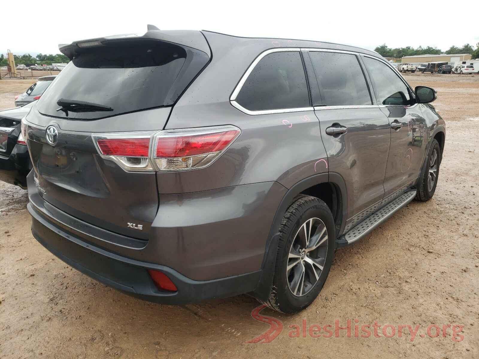 5TDKKRFH1GS178527 2016 TOYOTA HIGHLANDER