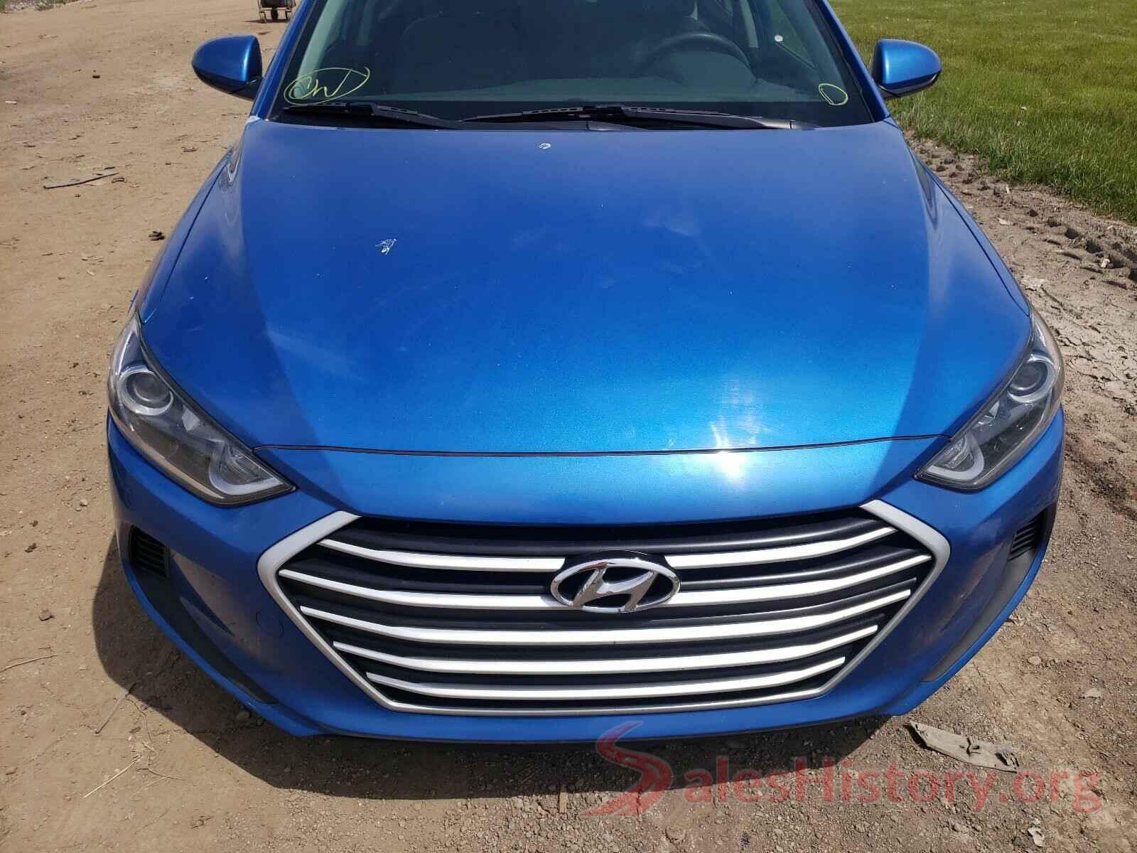 KMHD74LF9HU097106 2017 HYUNDAI ELANTRA