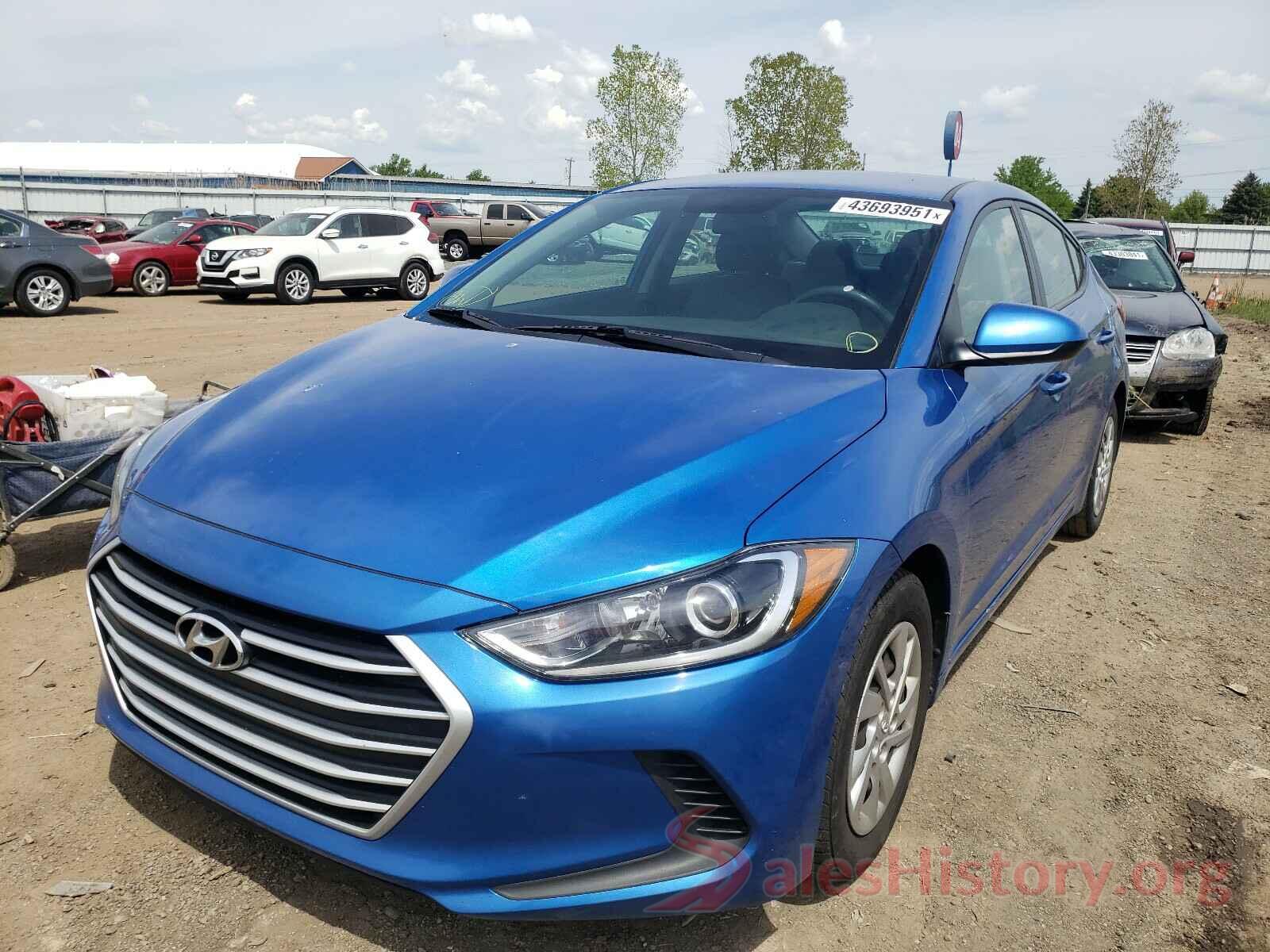 KMHD74LF9HU097106 2017 HYUNDAI ELANTRA