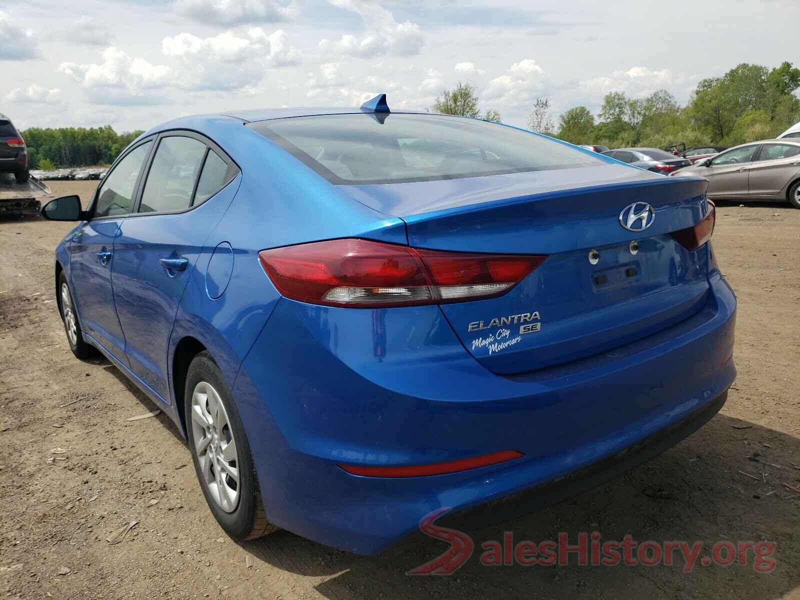 KMHD74LF9HU097106 2017 HYUNDAI ELANTRA