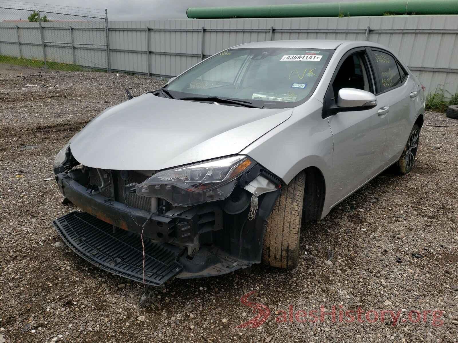 2T1BURHEXJC017607 2018 TOYOTA COROLLA