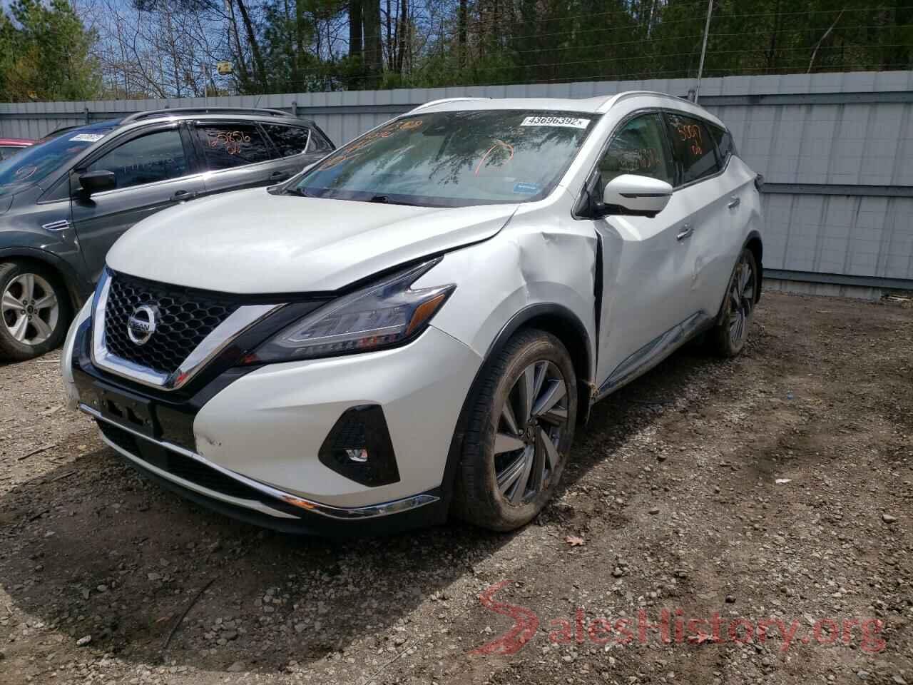 5N1AZ2MS7KN110613 2019 NISSAN MURANO