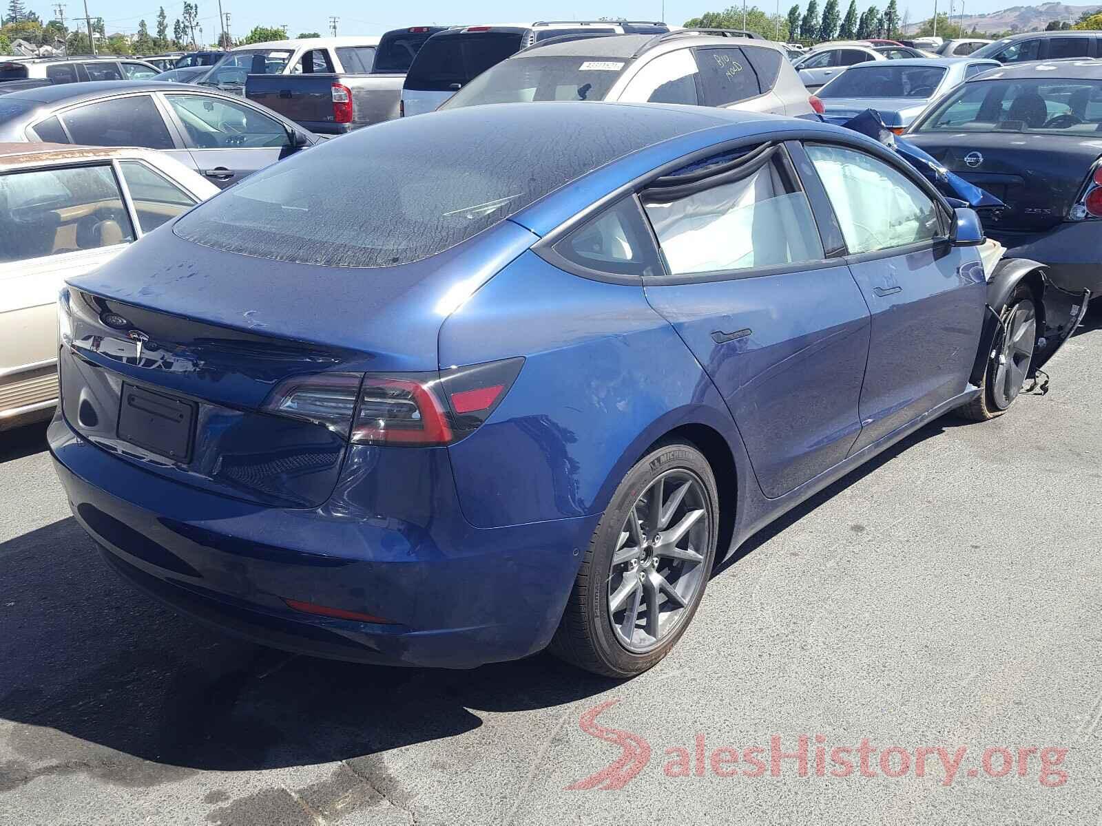 5YJ3E1EA3MF878826 2021 TESLA MODEL 3