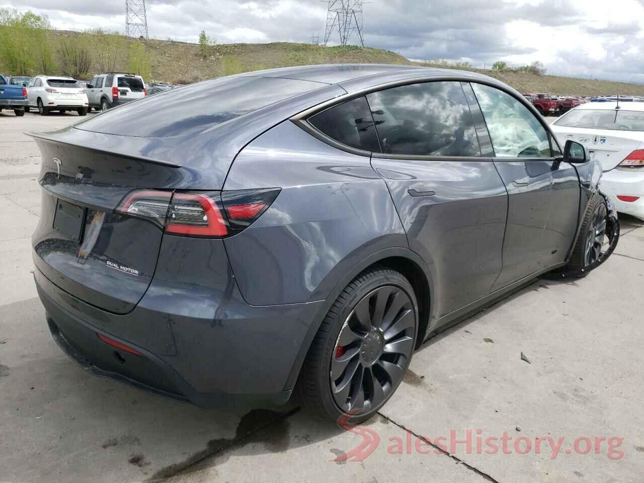 5YJYGDEF7LF053562 2020 TESLA MODEL Y