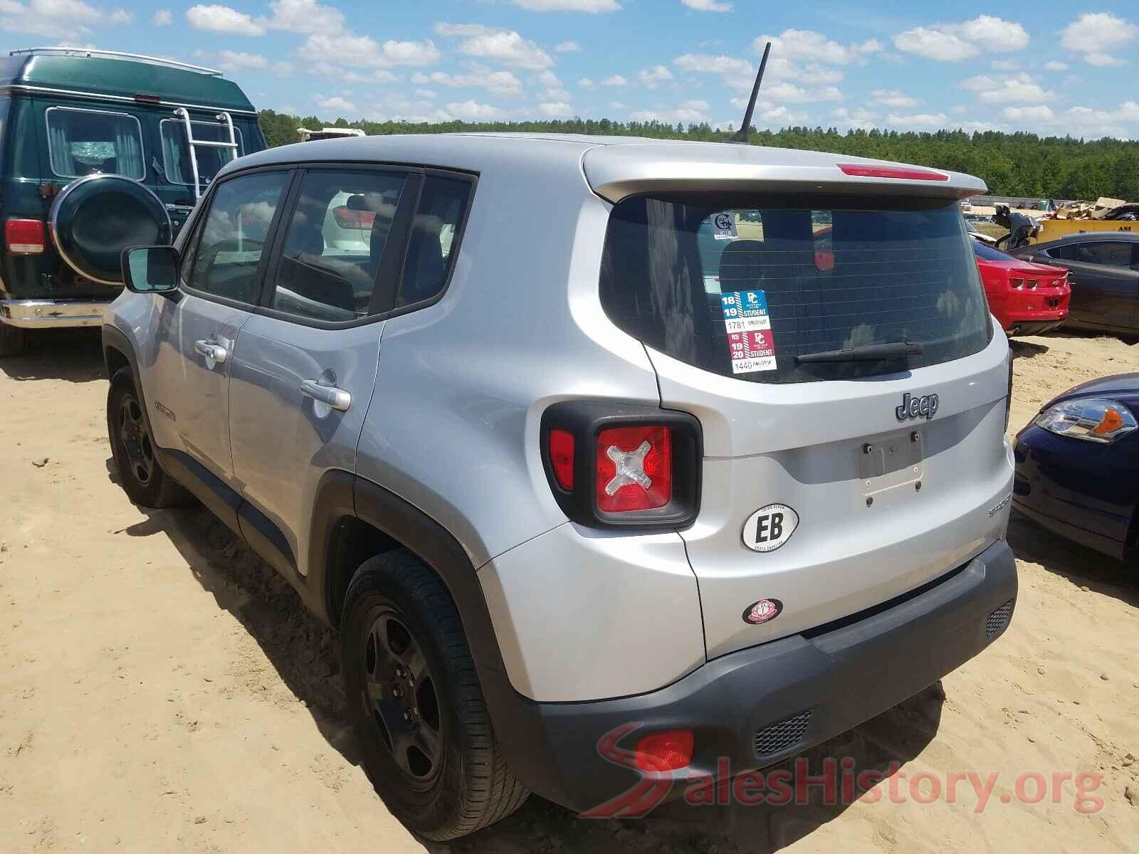 ZACCJAAT7GPD43806 2016 JEEP RENEGADE