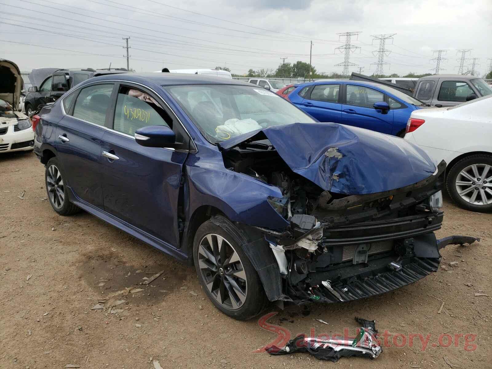 3N1AB7APXKY331943 2019 NISSAN SENTRA