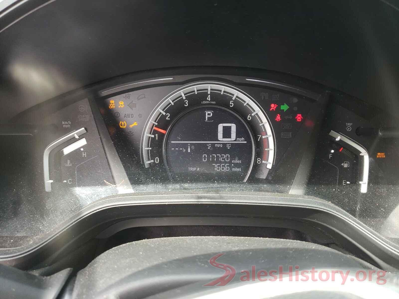 2HKRW6H32KH227476 2019 HONDA CRV