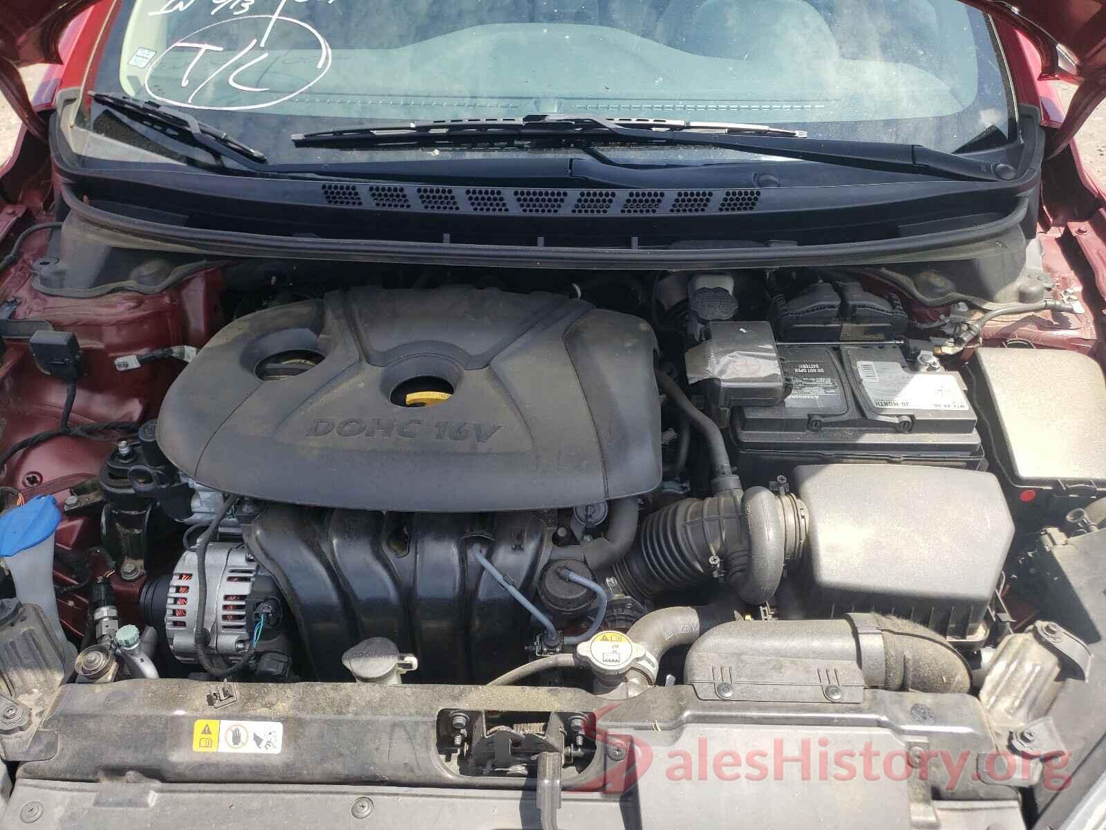 5NPDH4AE7GH656625 2016 HYUNDAI ELANTRA