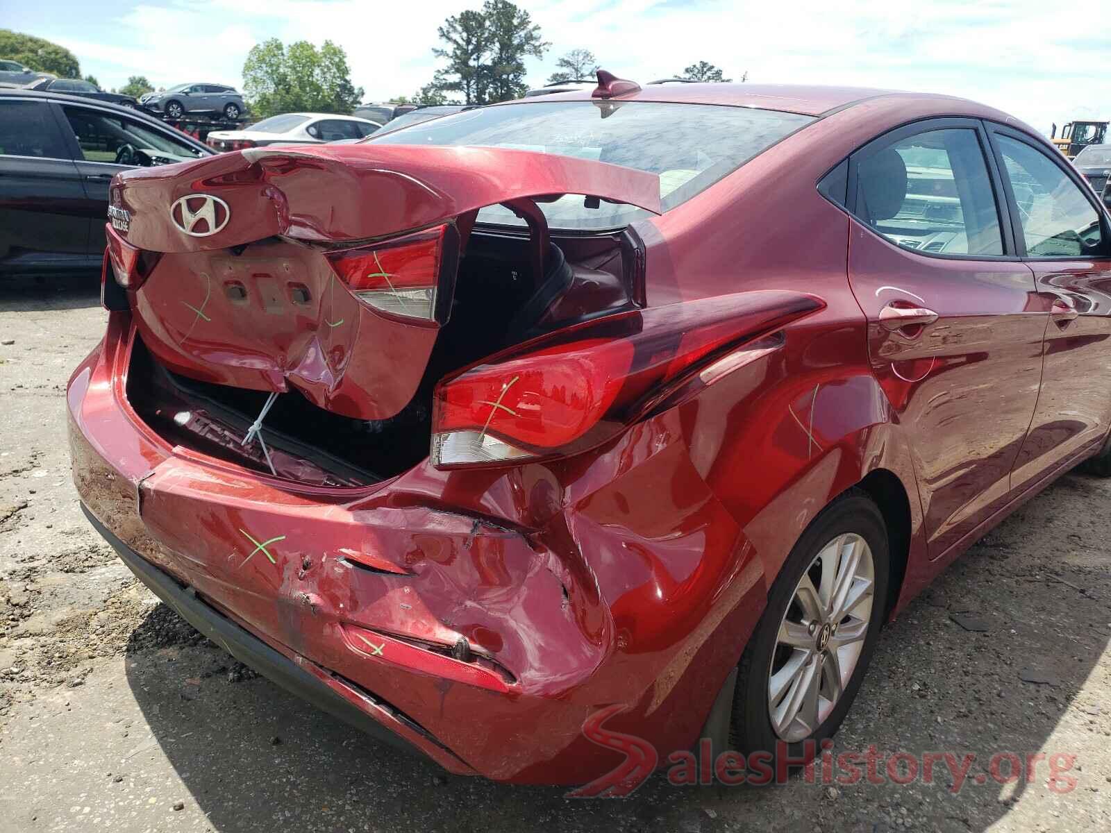 5NPDH4AE7GH656625 2016 HYUNDAI ELANTRA