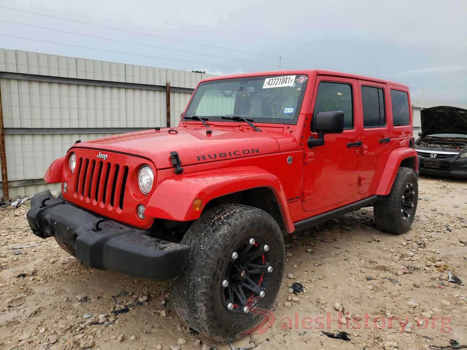 1C4BJWFG9HL592456 2017 JEEP WRANGLER