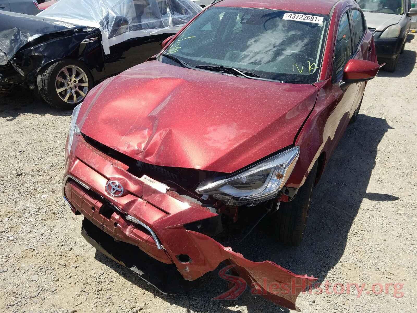 3MYDLBJV8LY703176 2020 TOYOTA YARIS