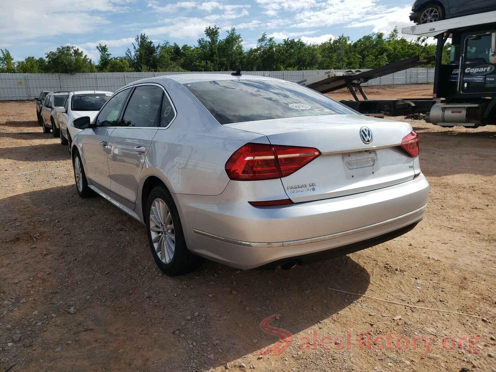 1VWBS7A39GC054696 2016 VOLKSWAGEN PASSAT