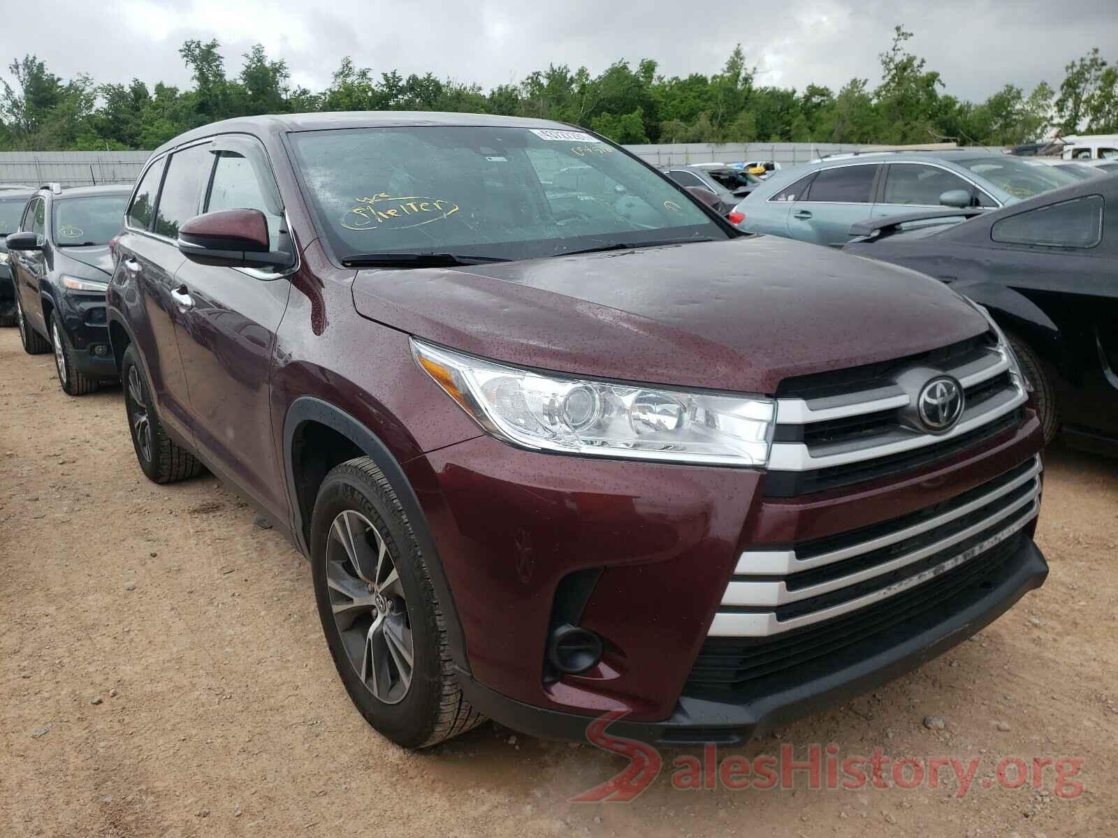 5TDZARFH0KS058518 2019 TOYOTA HIGHLANDER