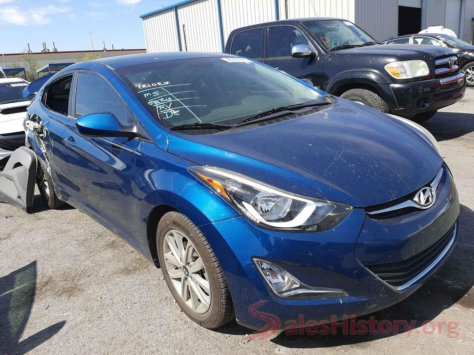 KMHDH4AE9GU511510 2016 HYUNDAI ELANTRA