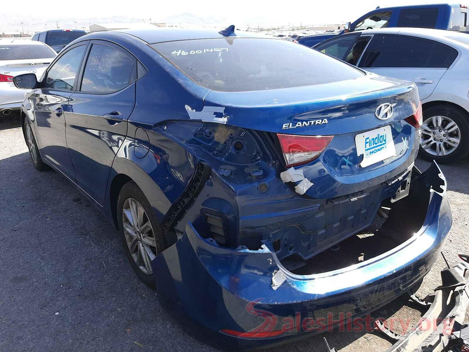 KMHDH4AE9GU511510 2016 HYUNDAI ELANTRA