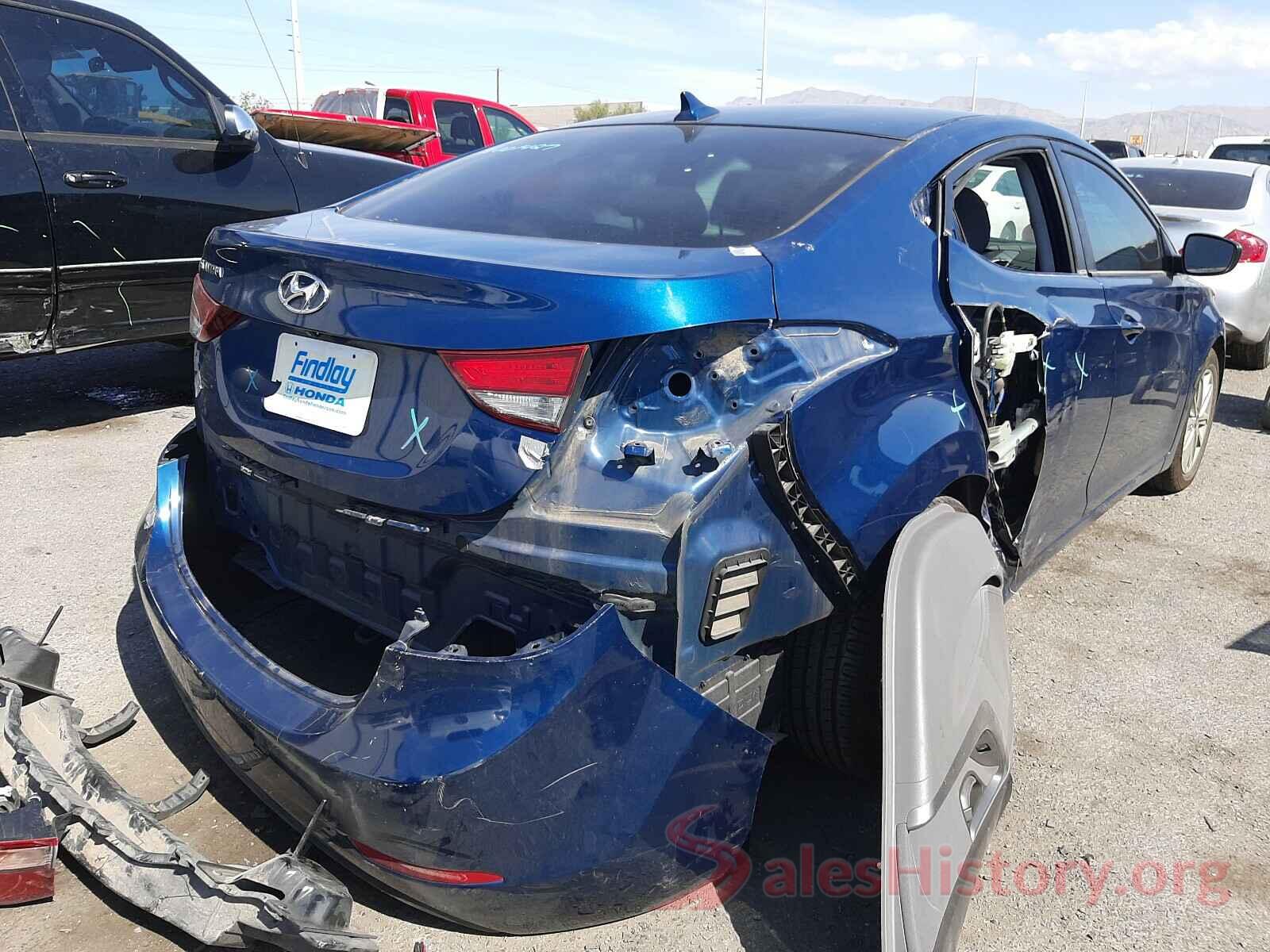 KMHDH4AE9GU511510 2016 HYUNDAI ELANTRA