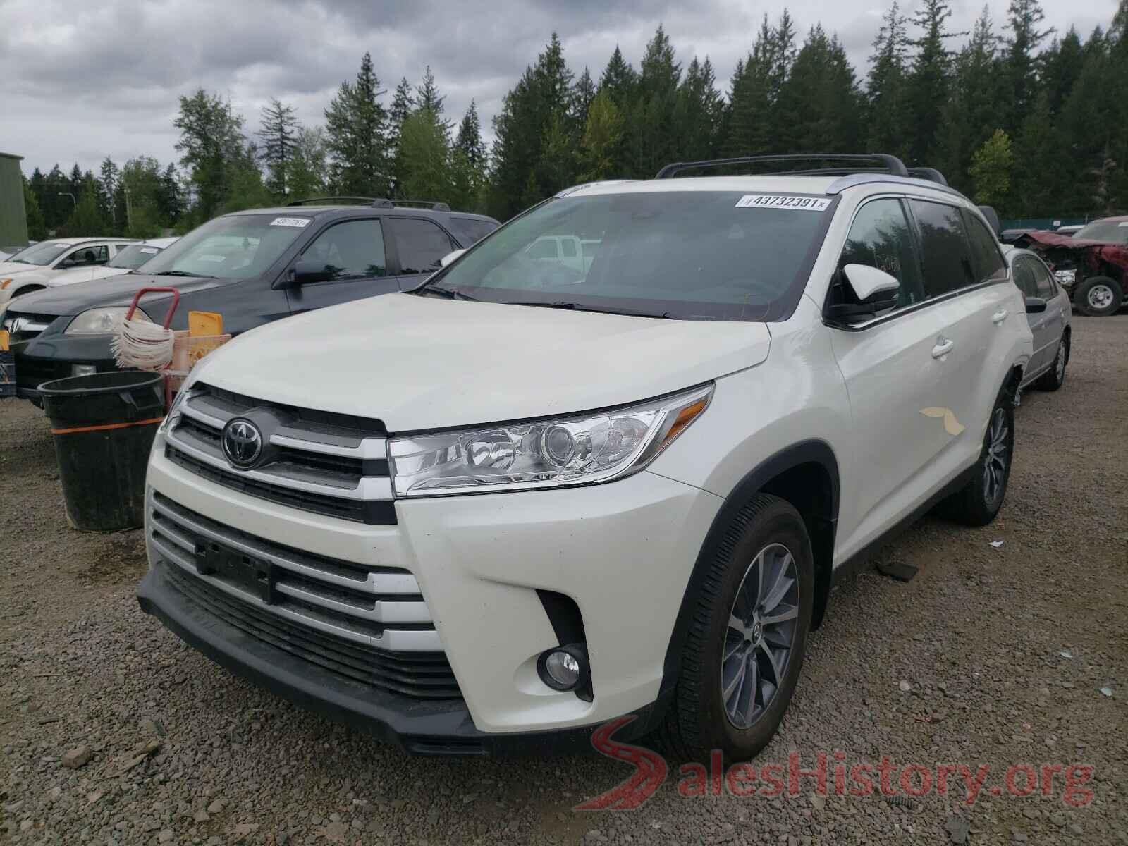 5TDJZRFH7KS605001 2019 TOYOTA HIGHLANDER