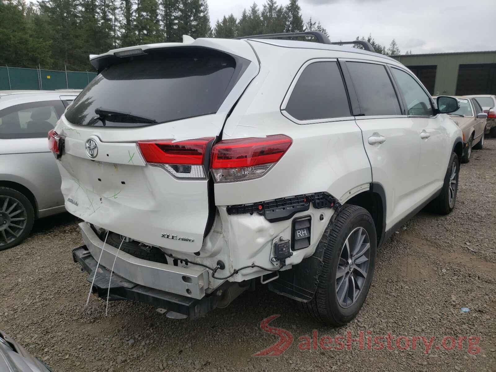 5TDJZRFH7KS605001 2019 TOYOTA HIGHLANDER