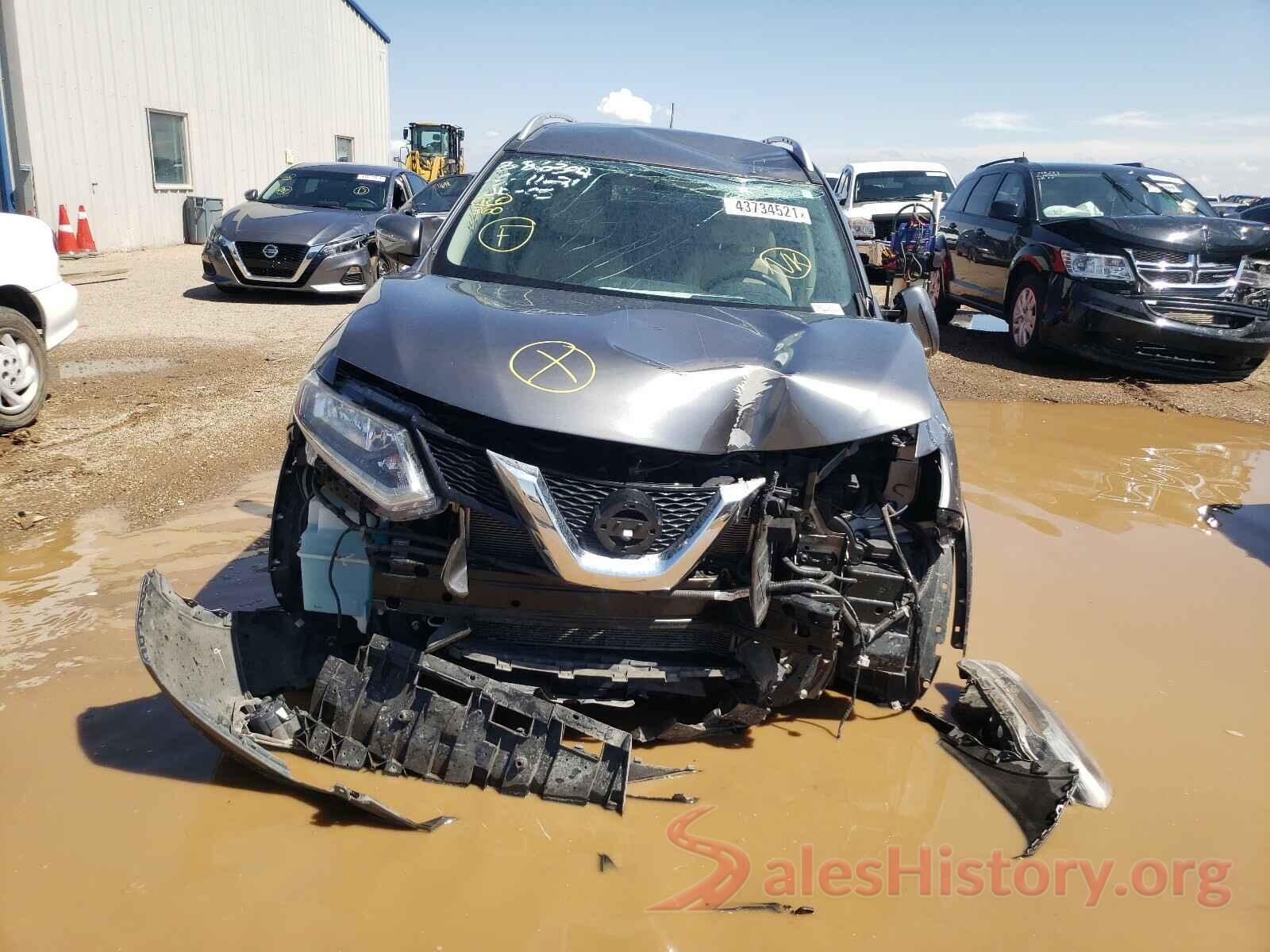 KNMAT2MTXGP623428 2016 NISSAN ROGUE