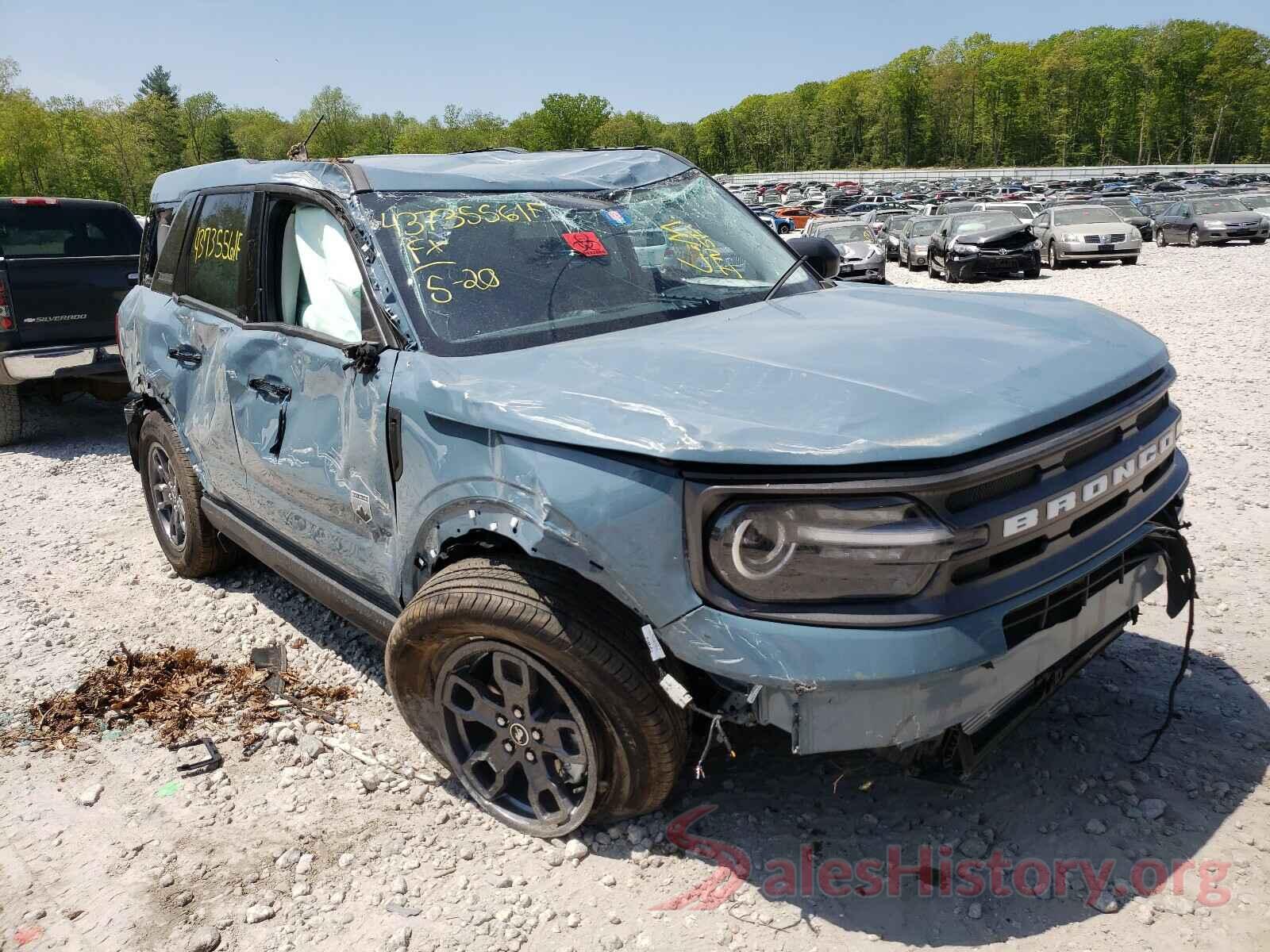 3FMCR9B66MRA57314 2021 FORD BRONCO