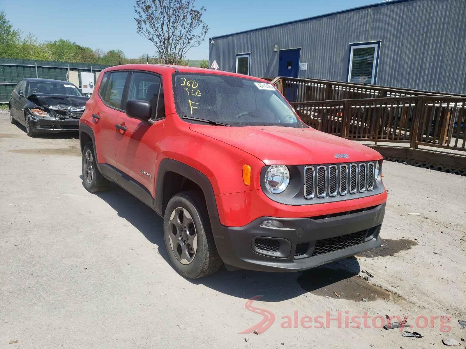 ZACCJBAW9GPC58191 2016 JEEP RENEGADE