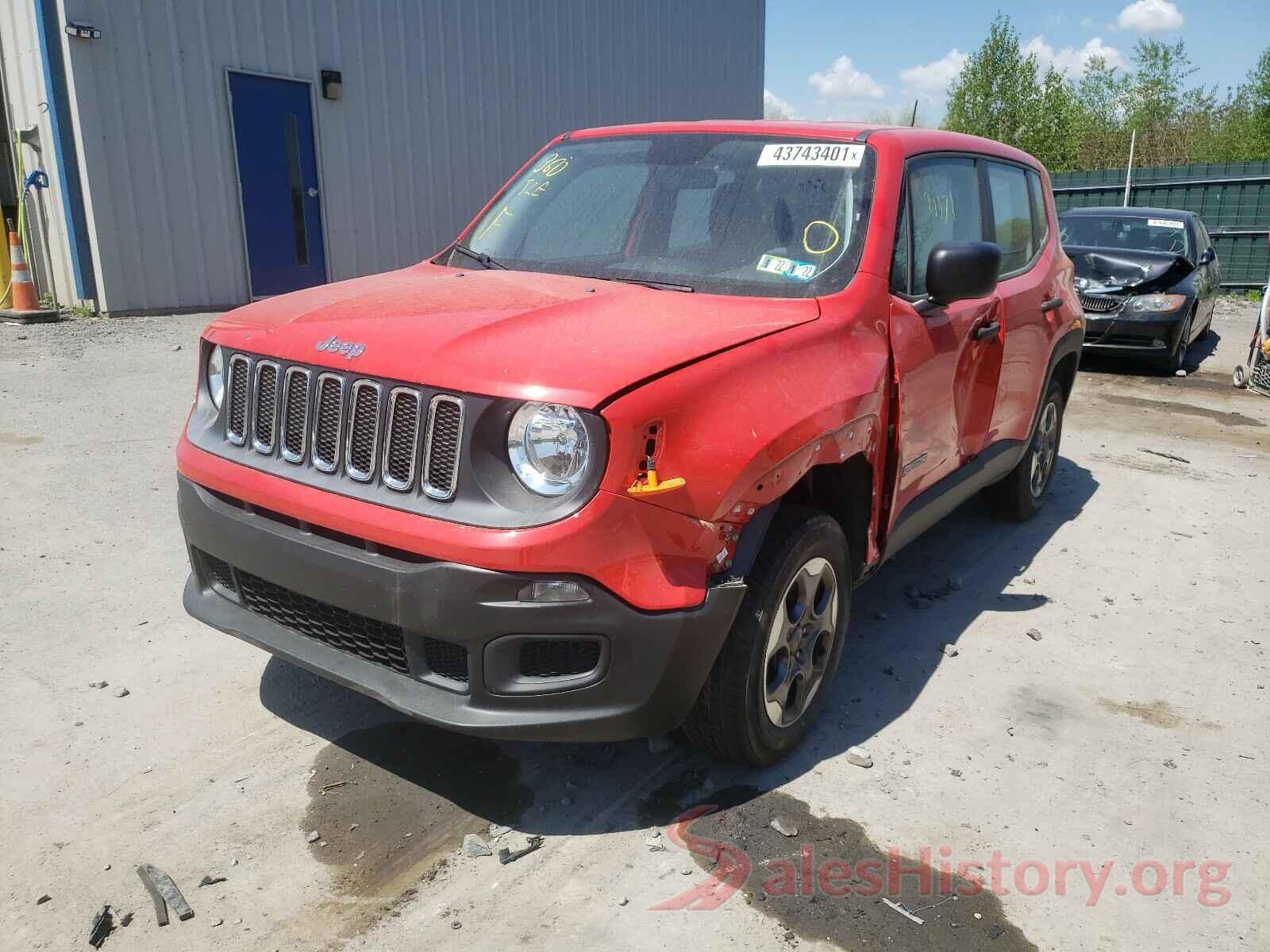 ZACCJBAW9GPC58191 2016 JEEP RENEGADE