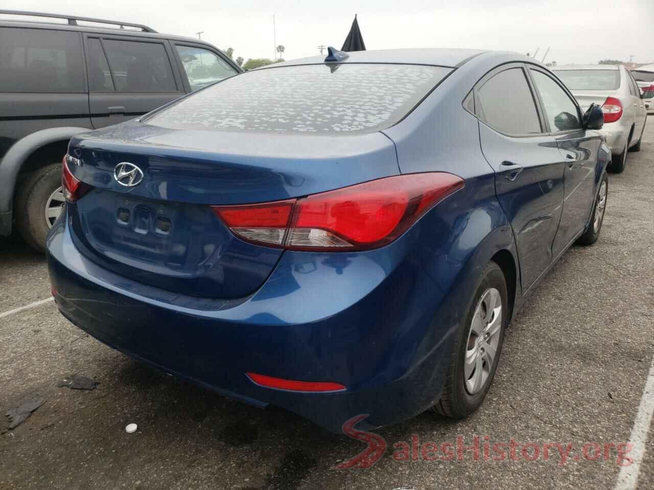 KMHDH4AEXGU601202 2016 HYUNDAI ELANTRA