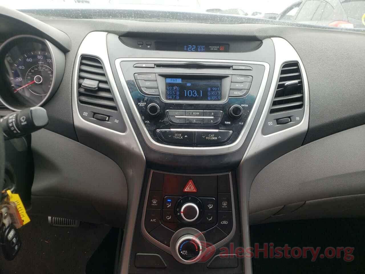 KMHDH4AEXGU601202 2016 HYUNDAI ELANTRA