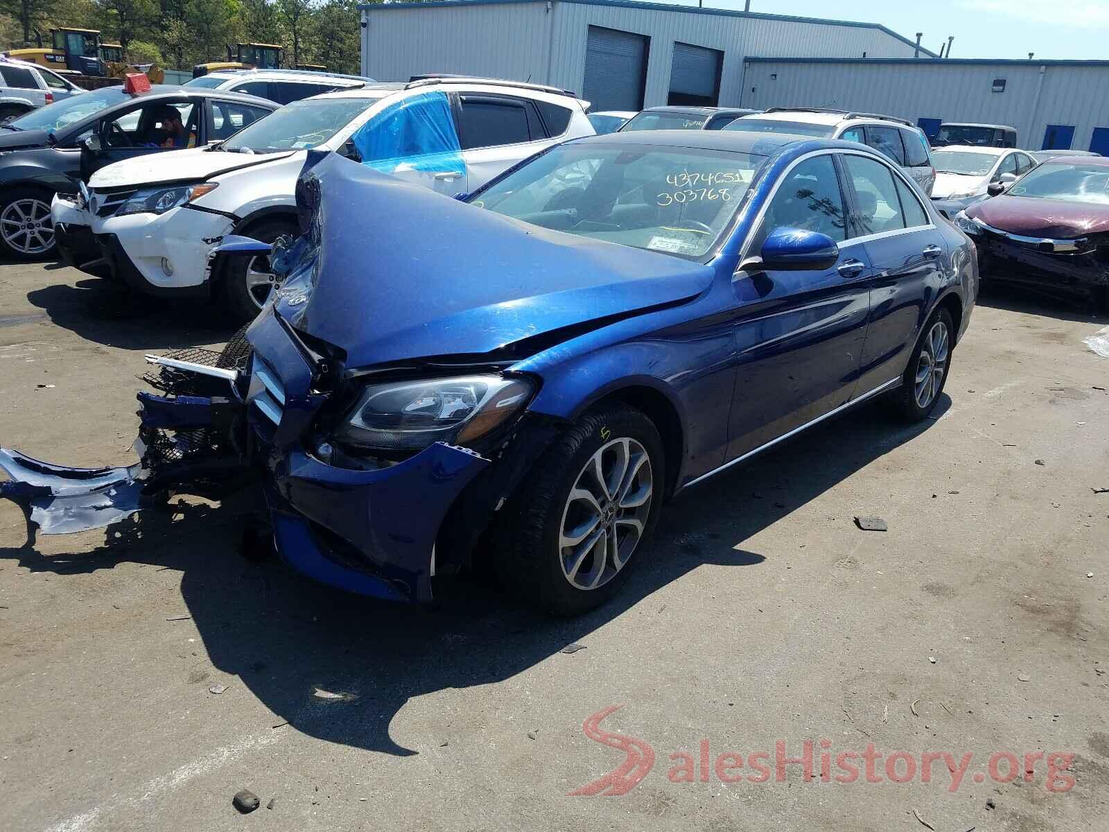 WDDWF4KB3HR303768 2017 MERCEDES-BENZ C CLASS