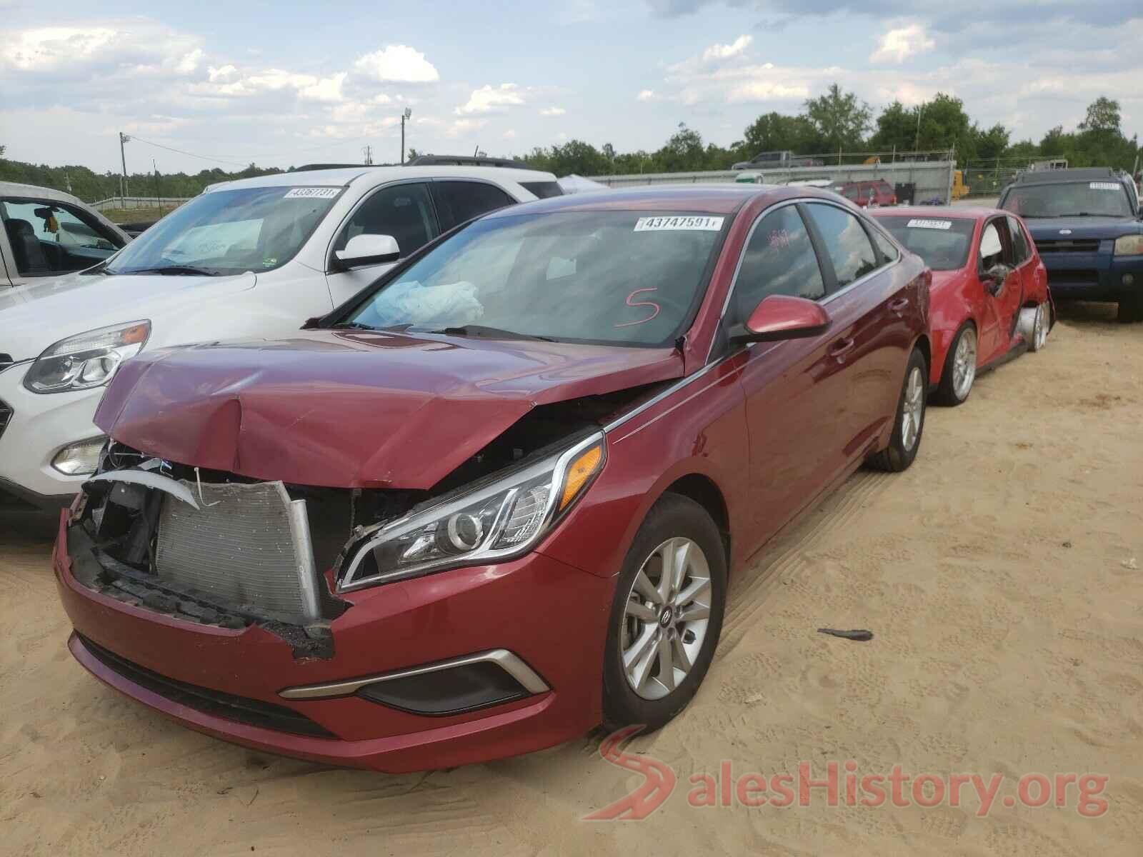 5NPE24AFXGH415186 2016 HYUNDAI SONATA