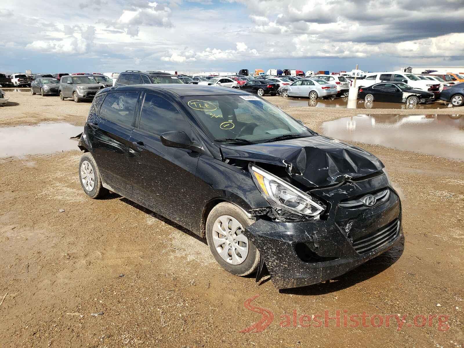 KMHCT5AE5GU268195 2016 HYUNDAI ACCENT