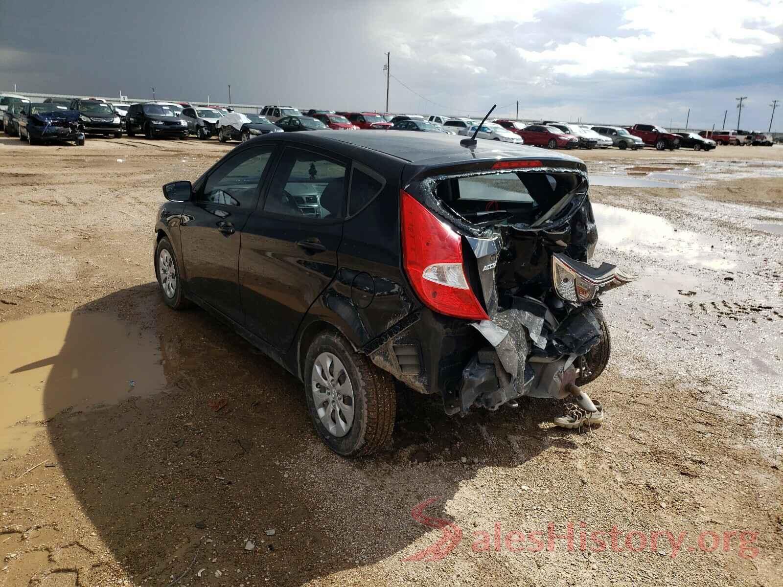 KMHCT5AE5GU268195 2016 HYUNDAI ACCENT