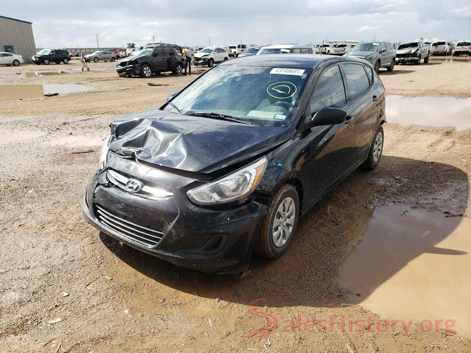 KMHCT5AE5GU268195 2016 HYUNDAI ACCENT