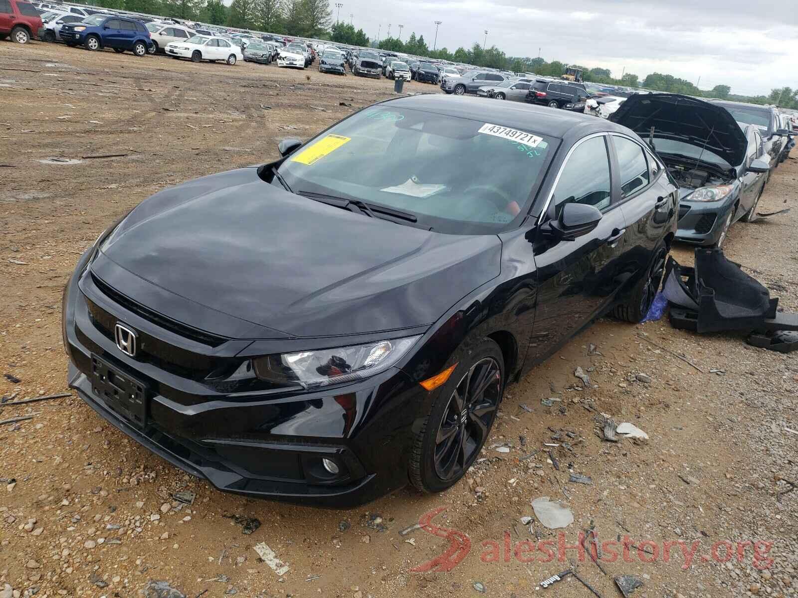 2HGFC2F89KH599166 2019 HONDA CIVIC