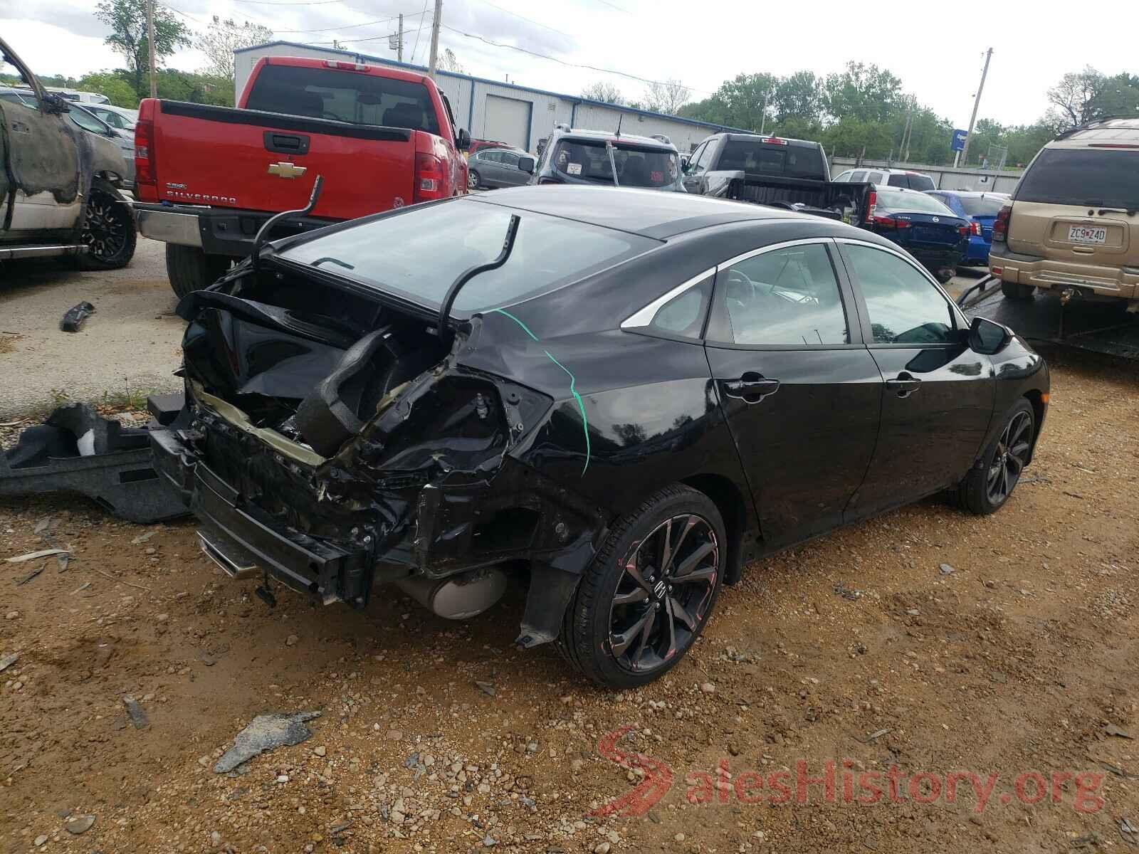 2HGFC2F89KH599166 2019 HONDA CIVIC