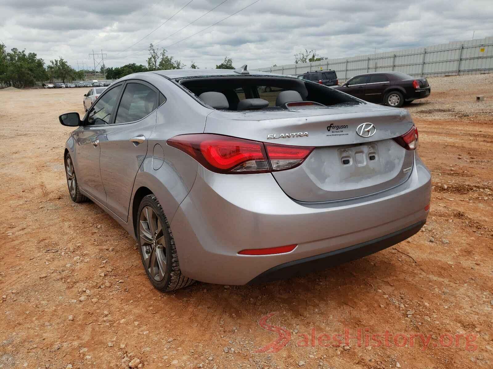 5NPDH4AE5GH674332 2016 HYUNDAI ELANTRA