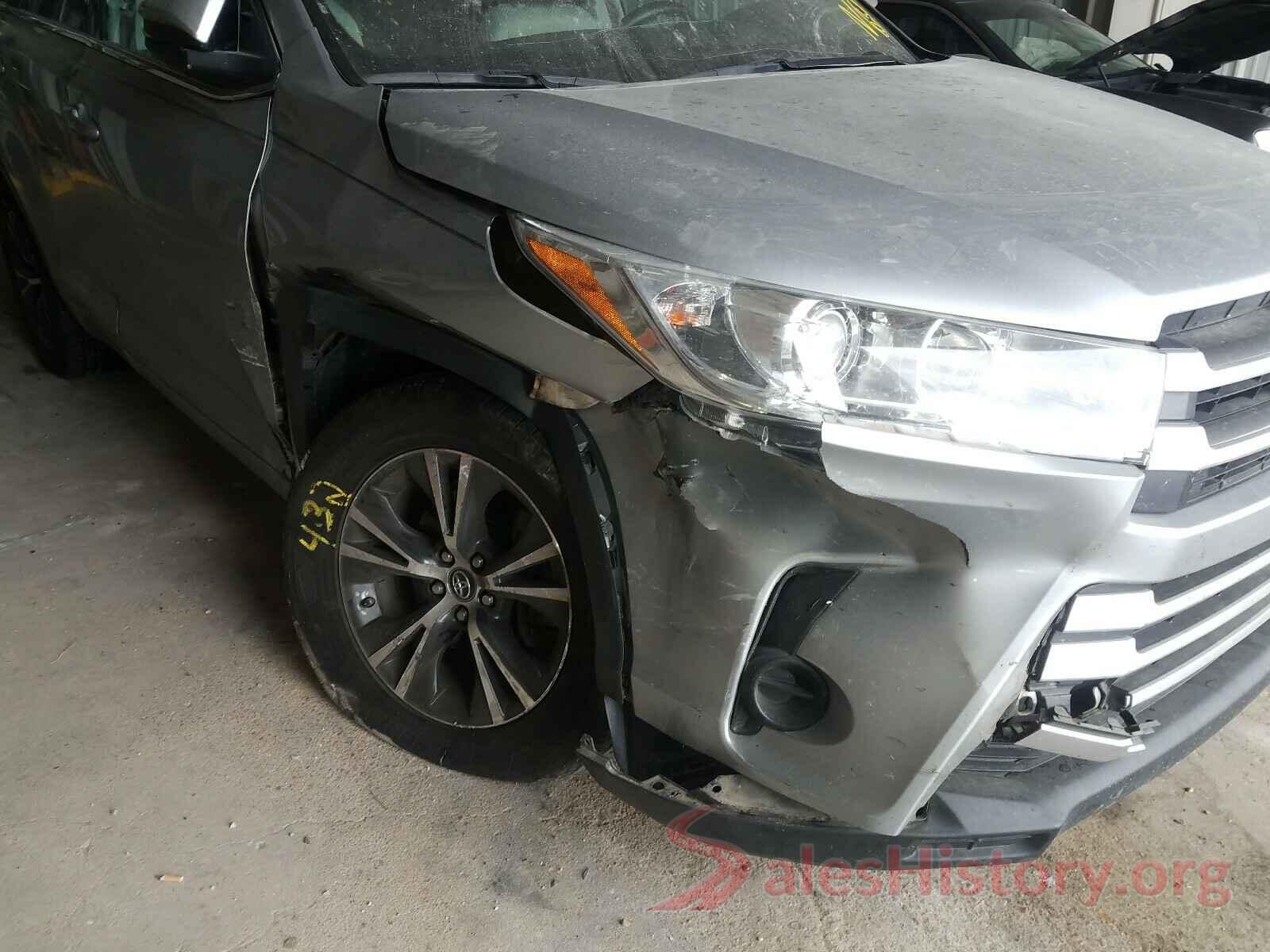 5TDZZRFH8HS207288 2017 TOYOTA HIGHLANDER