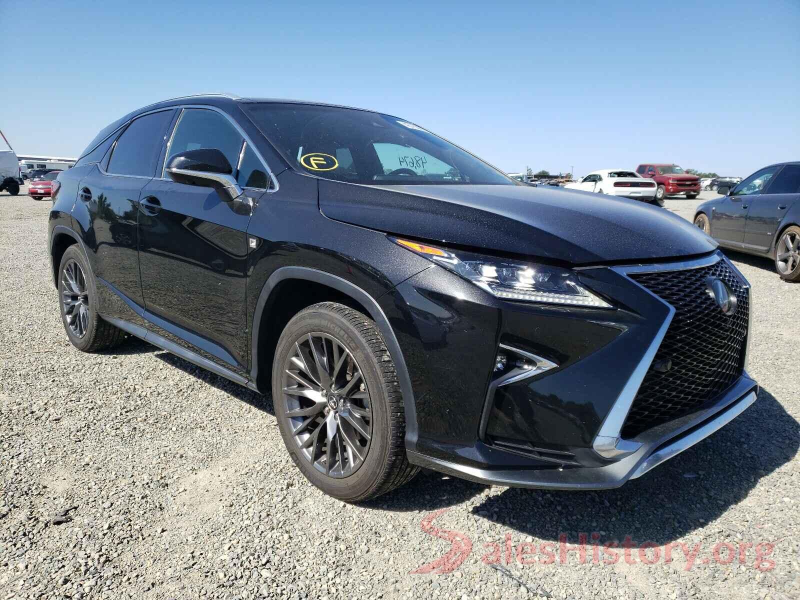 2T2BZMCA6HC134213 2017 LEXUS RX350