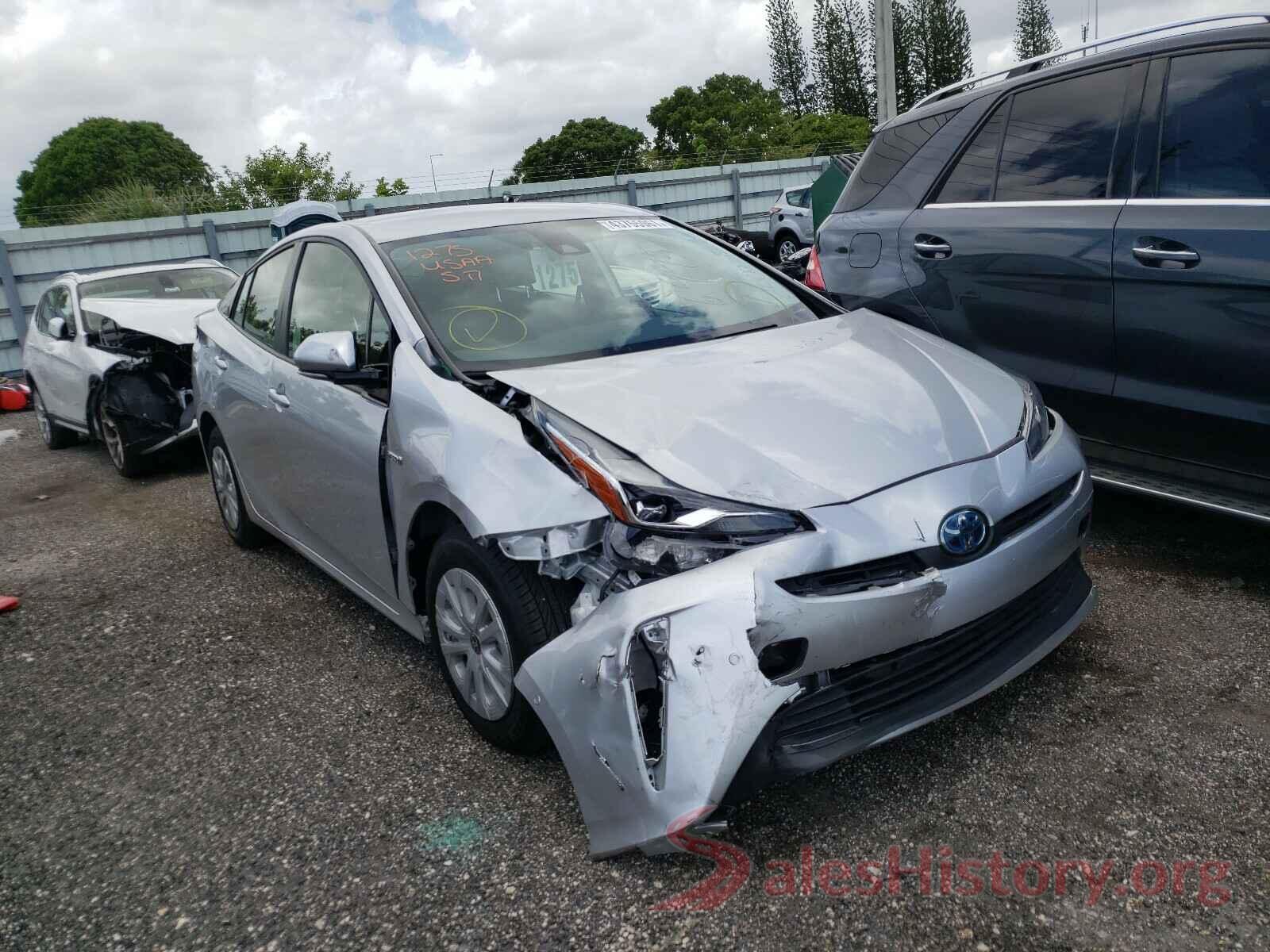 JTDKARFUXL3106995 2020 TOYOTA PRIUS