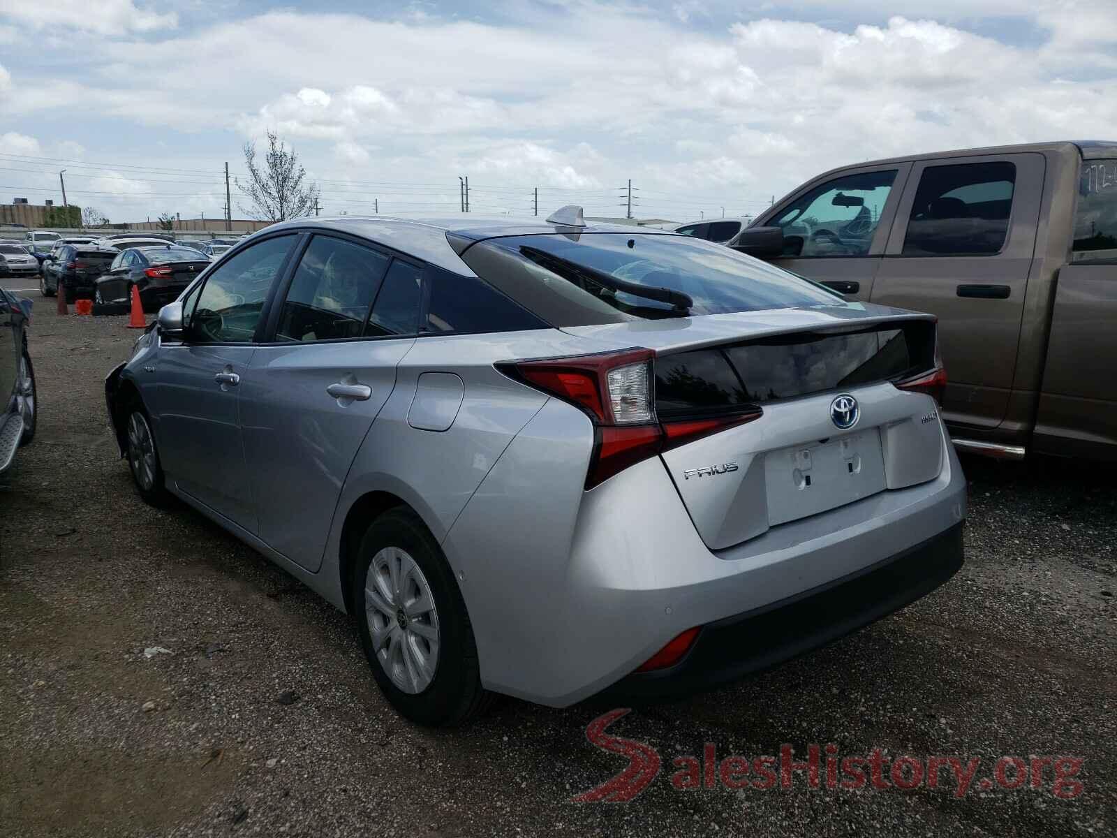 JTDKARFUXL3106995 2020 TOYOTA PRIUS