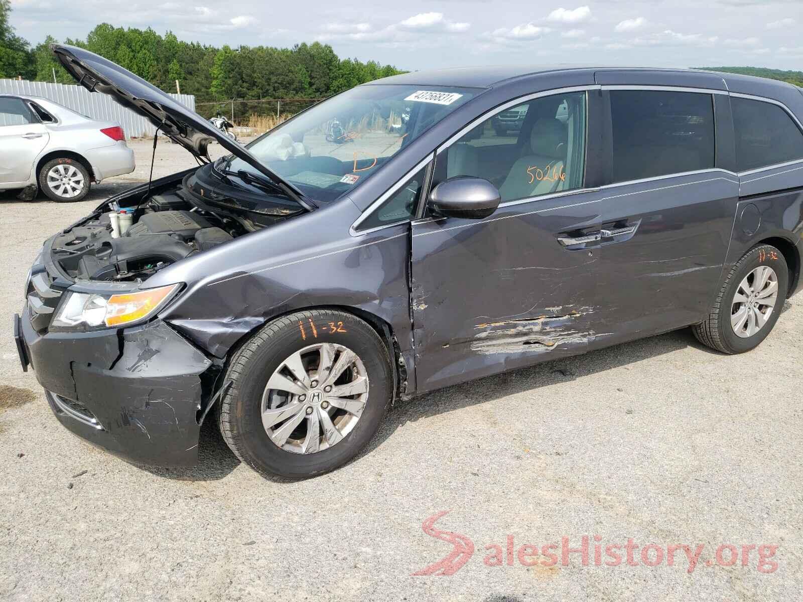 5FNRL5H37GB084291 2016 HONDA ODYSSEY