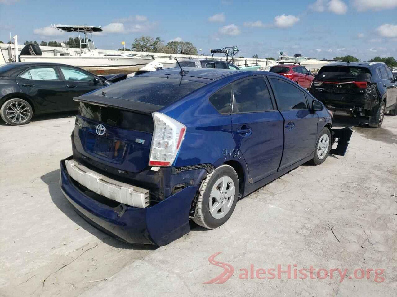 JTDKN3DU2A0221318 2010 TOYOTA PRIUS