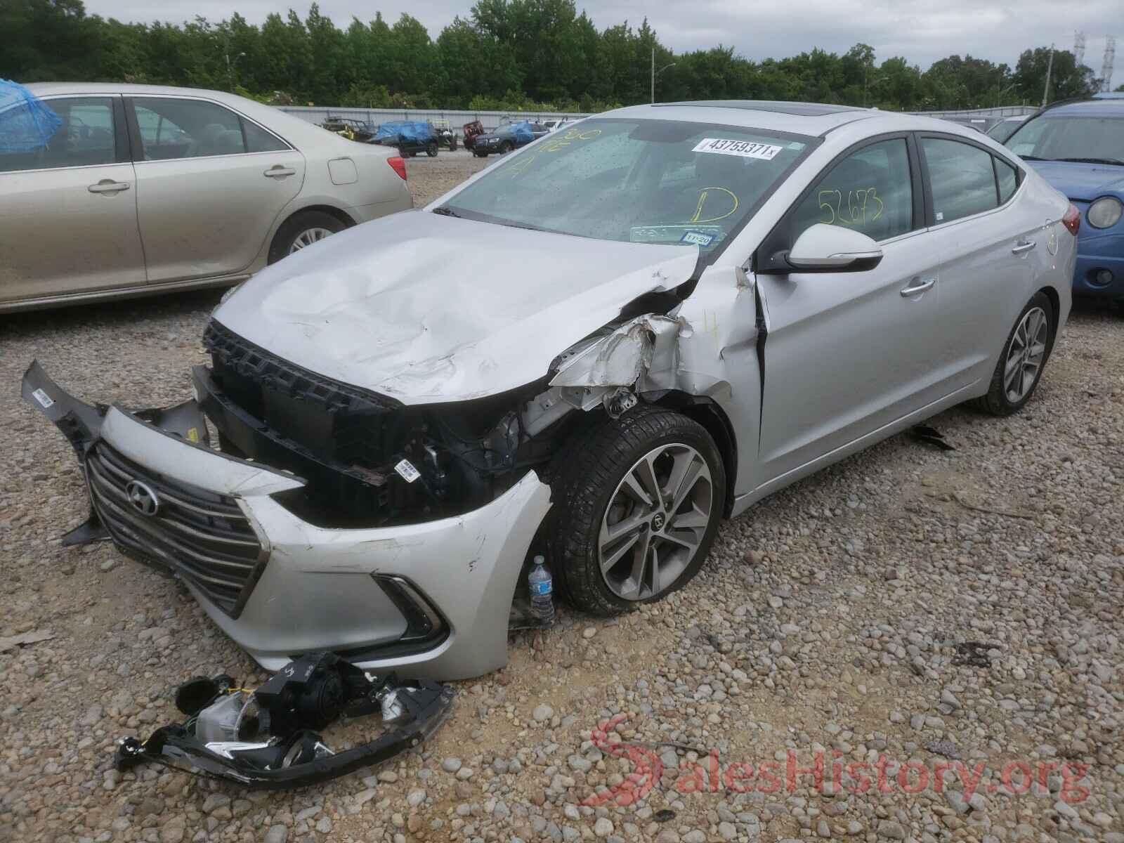 5NPD84LF0HH073255 2017 HYUNDAI ELANTRA