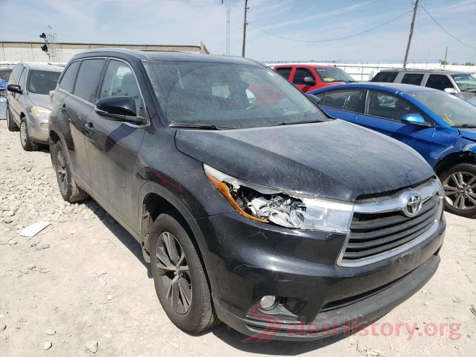 5TDJKRFH4GS224976 2016 TOYOTA HIGHLANDER