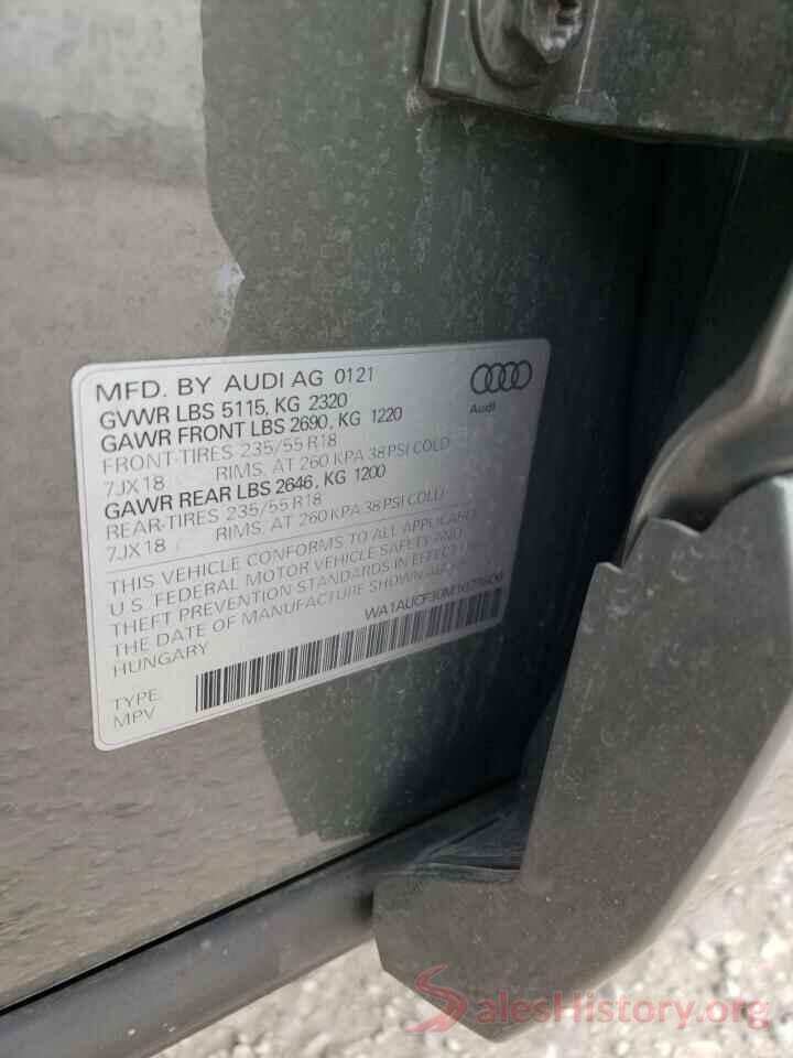 WA1AUCF30M1079806 2021 AUDI Q3