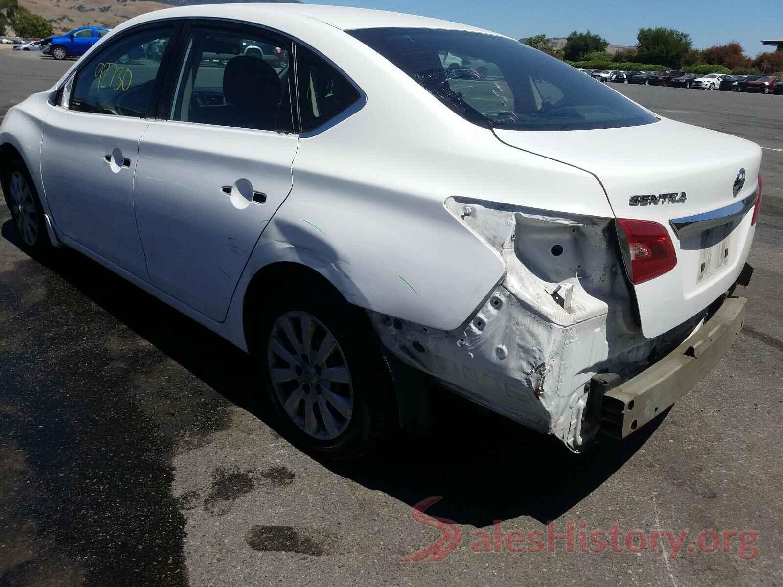 3N1AB7AP1GY313595 2016 NISSAN SENTRA