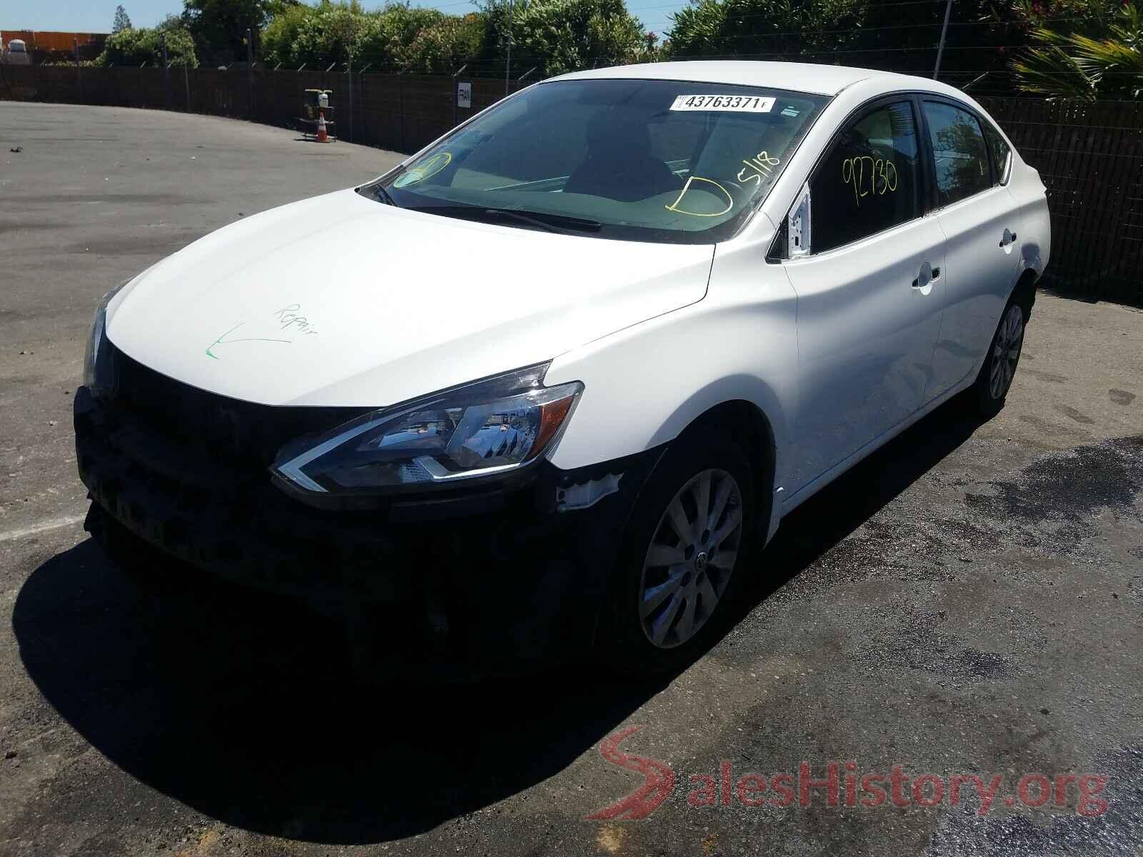 3N1AB7AP1GY313595 2016 NISSAN SENTRA