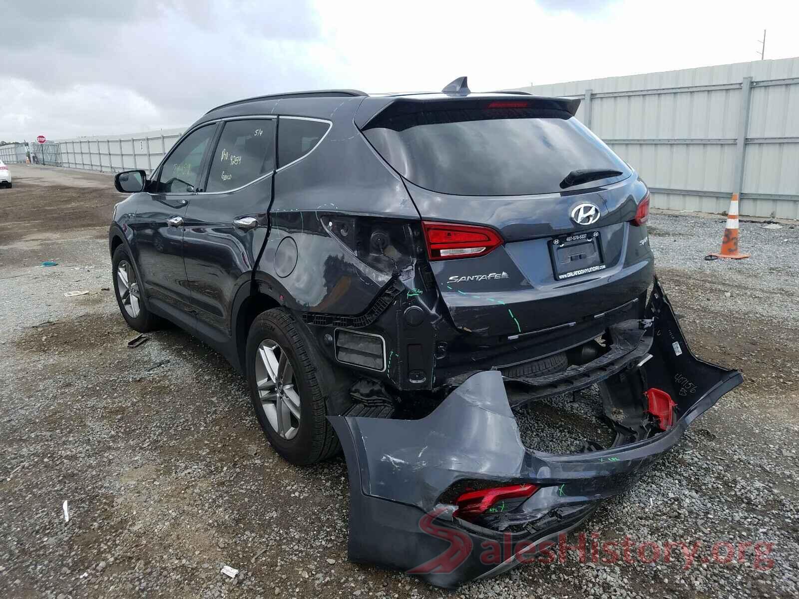 5XYZU3LB4HG407156 2017 HYUNDAI SANTA FE