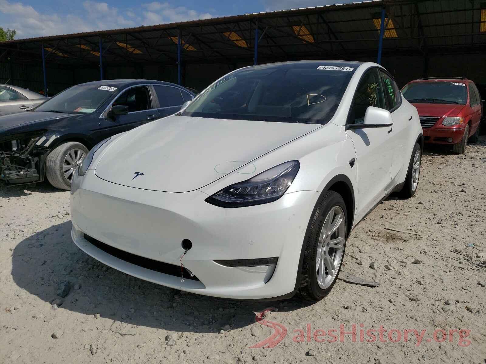 5YJYGDEE7MF118970 2021 TESLA MODEL Y